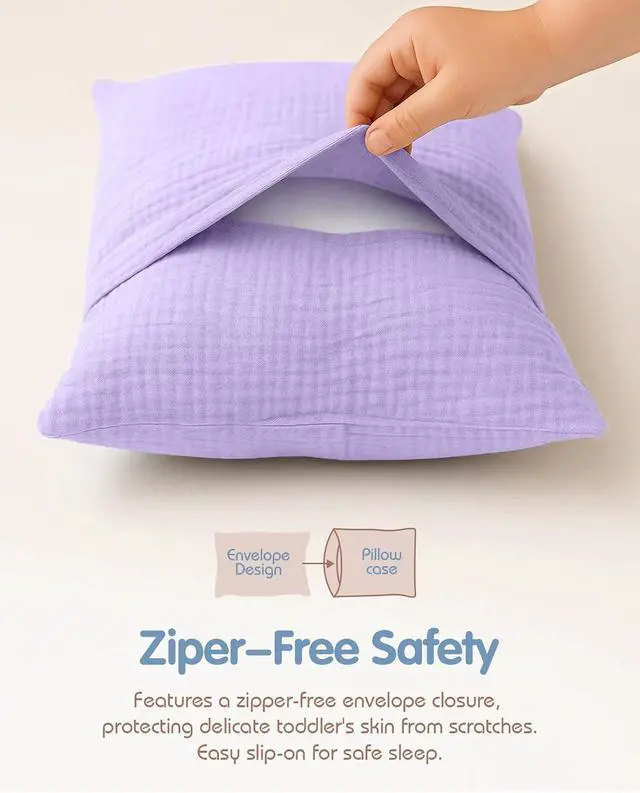 Alt view image 3 of 6 - Miss Adola Ultra-Soft Cotton Toddler Pillowcases Set of 2, Fish Tail