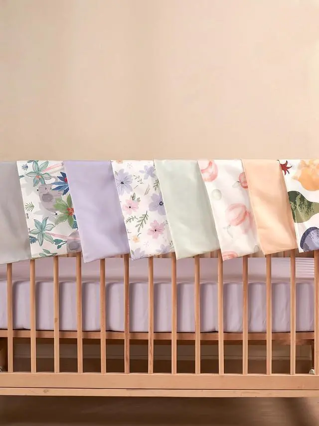 Alt view image 6 of 6 - TILLYOU Toddler Pillowcases 13 x 18 Travel Pillow Case 2 Pack, Kids Pillowcases Machine Washable with Envelope Closure, Brilliant Little Flowers