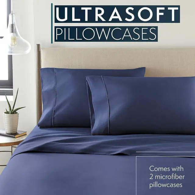 Alt view image 2 of 7 - Pillow Cases Standard Size/King Size Set of 2- Microfiber, Extra Soft Pillowcases - Easy Care & Machine Washable (Standard)