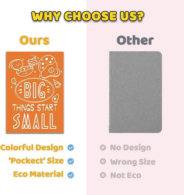 Alt view image 2 of 5 - Mini Notebooks Bulk, 24Pcs, Inspirational Notepad for Kids, 5x3.15