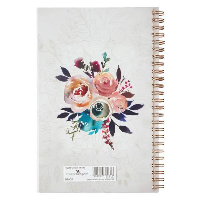 Alt view image 2 of 4 - Christian Art Gifts Notebook Ask Seek Knock Matthew 7:7 Bible Verse Inspirational Writing Notebook Gratitude Prayer Journal Flexible Cover 128 Ruled Pages w/Scripture, 6 x 8.5 Inches