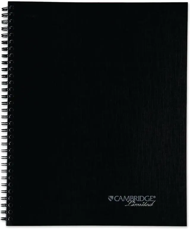 Main image of Cambridge Business Notebook, Action Planner, Legal Ruled Paper, 8-1/2" x 11", 80 Sheets, Flexible Soft Touch Cover, Wirebound, Gray (06064)