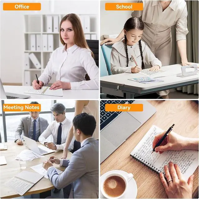 Alt view image 7 of 7 - 4 PCS Small Spiral Notebook 5x7, Spiral Journal Notebook, Notebooks for Work, Note Taking, School, Small Notebooks 5x7 with Strap, Cute Notebooks for Women 50 Sheets