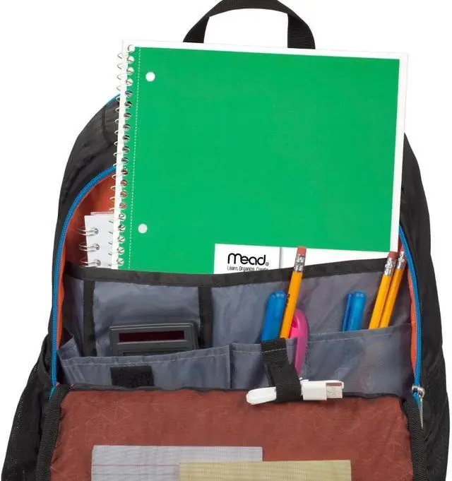 Alt view image 5 of 6 - Mead Spiral Notebook, 6 Pack, 1 Subject, Wide Ruled Paper, 7-1/2" x 10-1/2", 70 Sheets per Notebook, Colors Will Vary (930201-ECM25)
