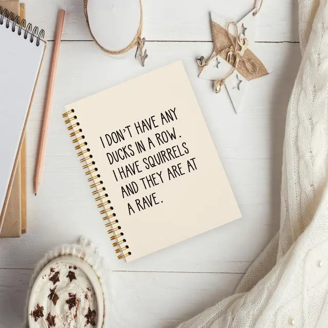 Alt view image 2 of 4 - hold fizz Funny Office Gifts Notebook Journal 5.5x8.3 inch
