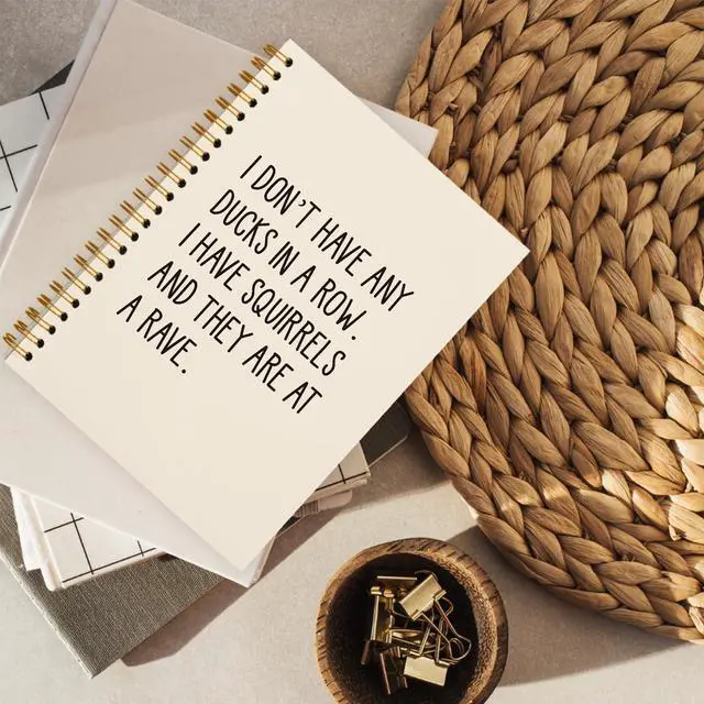 Alt view image 3 of 4 - hold fizz Funny Office Gifts Notebook Journal 5.5x8.3 inch
