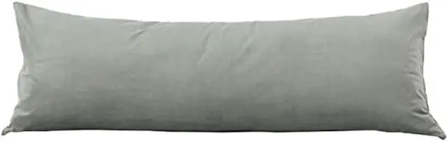 Main image of YANHOMY Grey Body Pillow Cover Ultra Soft Body Pillow Pillowcase 20 X 54 Inches with Hidden Zipper Closure for Adults Pregnant Women, Soft and Cozy (Dark Grey)