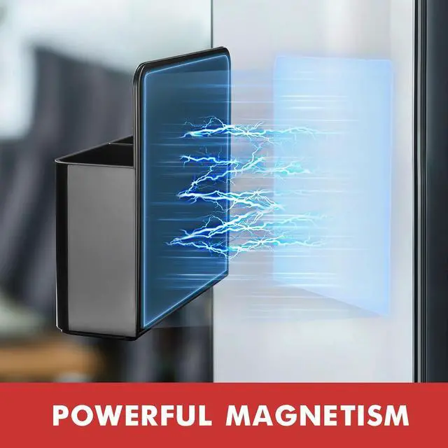 Alt view image 2 of 7 - BEYGORM Plastic Magnetic Pen Holder, Powerful Magnet, 2 Pack