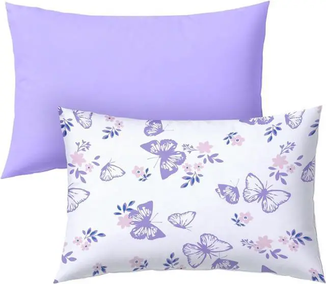 Main image of Cloele Kids Toddler Pillowcase Butterfly 12x16 or 13x18 2 Pack