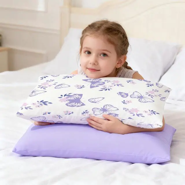 Alt view image 5 of 7 - Cloele Kids Toddler Pillowcase Butterfly 12x16 or 13x18 2 Pack