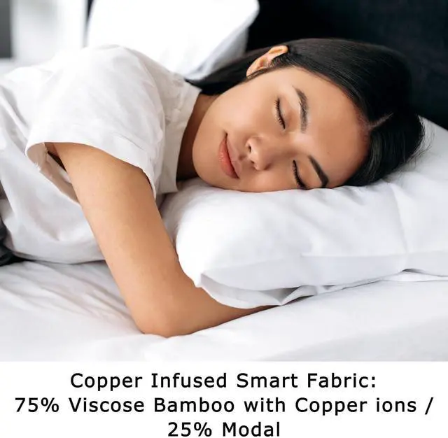 Alt view image 5 of 7 - Anti Acne Pillowcase - Standard Size 26x20, Beige, Envelope Style - Oeko-TEX Certified - 75% Viscose Derived from Bamboo, 25% Modal for Smooth, Breathable, Moisture-Wicking Quality