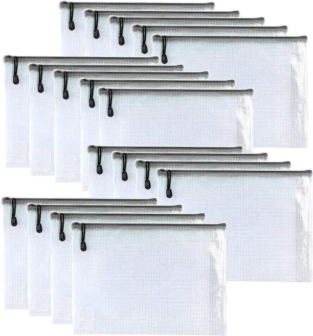 Main image of Oaimyy-18 PCS-3"x 5" inchs-Zipper Pouch, Puzzle Storage Bag Plastic Zip Pouches File Folders Bags for Organizing,Office Supplies, Board Game Organization,Home Storage-Black