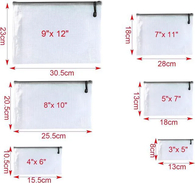 Alt view image 2 of 7 - Oaimyy-18 PCS-3"x 5" inchs-Zipper Pouch, Puzzle Storage Bag Plastic Zip Pouches File Folders Bags for Organizing,Office Supplies, Board Game Organization,Home Storage-Black
