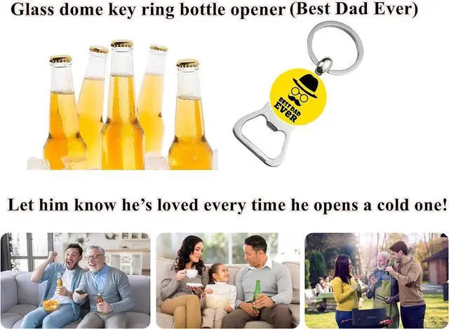 Alt view image 6 of 7 - ZUYUROU Dad Gifts, 2-Pocket Dad's Spot Throw Pillow Covers 18 x 18 Inch + Engraved Bottle Opener, Dad Gifts from Daughter SonBirthday Christmas Thanksgiving Day Gifts for Papa Stepdad