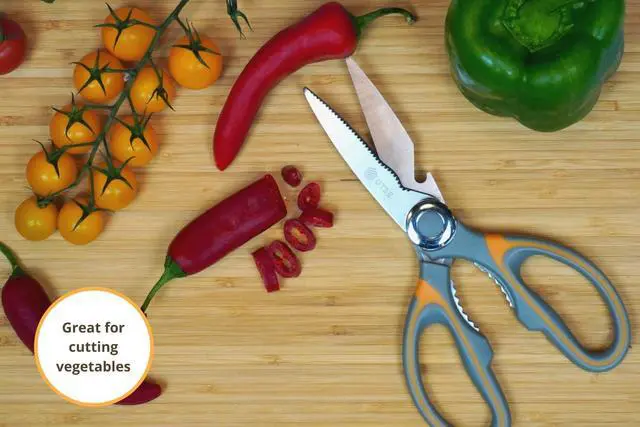 Alt view image 2 of 7 - GTSE Heavy Duty Kitchen Scissors, Stainless Steel Blades, Comfort Grip