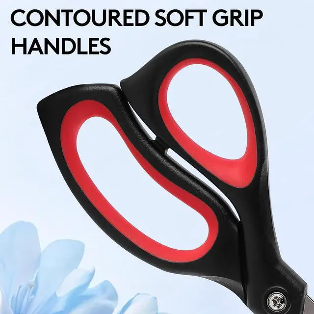 Alt view image 3 of 7 - 8.5 Inch Heavy Duty All Purpose Scissors for Office, Home, Packages