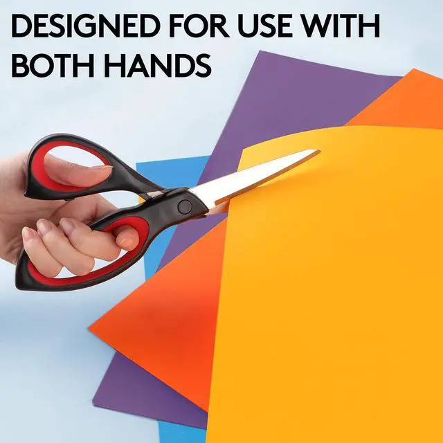 Alt view image 4 of 7 - 8.5 Inch Heavy Duty All Purpose Scissors for Office, Home, Packages