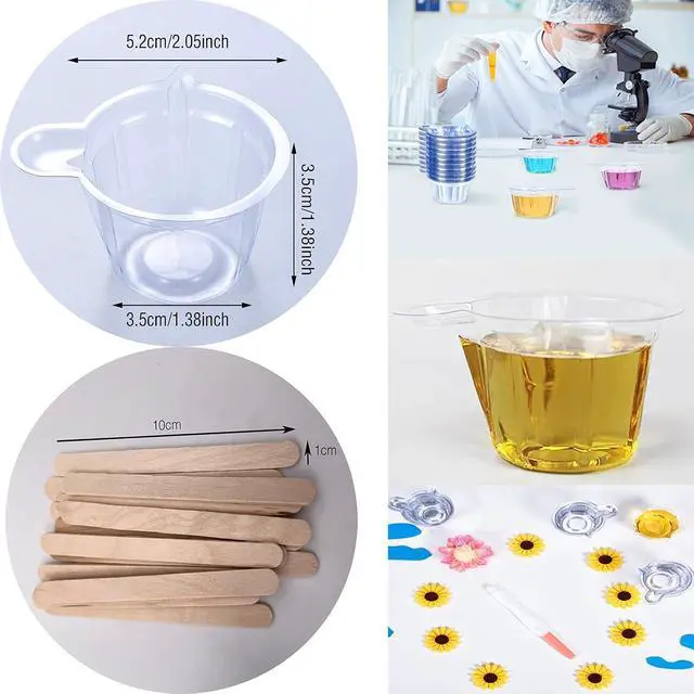 Alt view image 7 of 7 - Mixing Cup 100PCS,40ml Disposable Plastic Resin Mixing Cups
