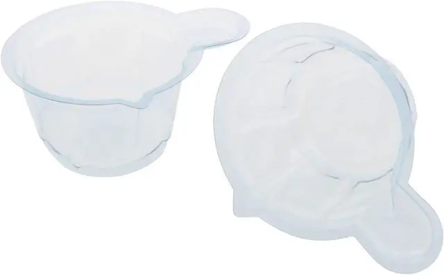 Alt view image 2 of 4 - RLECS 100pcs 40 ml Clear Dispensing Cups Dispensers Disposable Mixed Plastic Cup Epoxy Palette Cup Mixing Cup