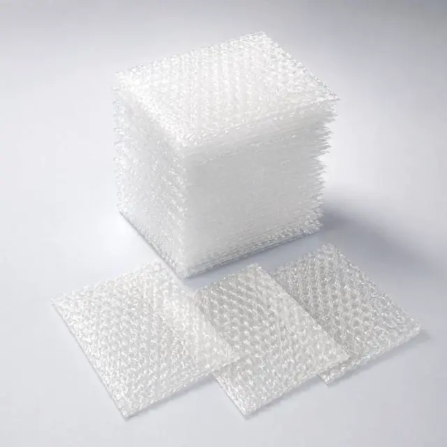 Main image of 50 Pack Bubble Cushion Bags, 4×6 InchTransparent Non-Self-Sealing Bubble Cushion Bags, Plastic Shockproof Protective Packaging Bags, Suitable for Packing, Storing Fragile Items, Shipping and Moving.
