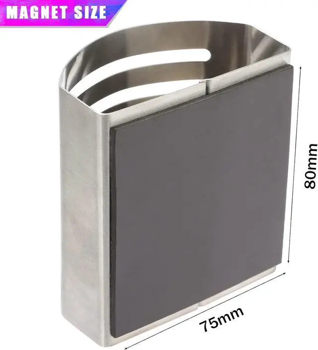 Alt view image 6 of 7 - Magnetic Modern Pen and Pencil Holder, 3.25" x 1.75" x 3.50"