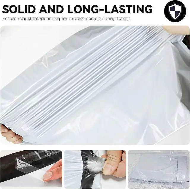 Alt view image 3 of 7 - 17.7"x22" Poly MailersWhite Shipping and Envelope Bags Pack of 3