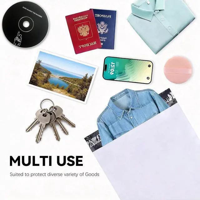 Alt view image 5 of 7 - 17.7"x22" Poly MailersWhite Shipping and Envelope Bags Pack of 3