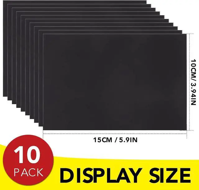 Alt view image 2 of 7 - DIYMAG Magnetic Adhesive Sheets,4" x 6" 10 Pack Flexible Magnets for Craft