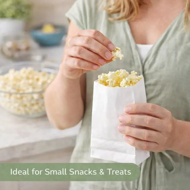 Alt view image 7 of 7 - Perfect Stix 2lb White Kraft Paper Bags- Pack of 100ct