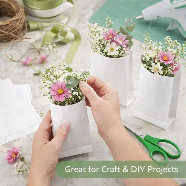 Alt view image 6 of 7 - Perfect Stix 2lb White Kraft Paper Bags- Pack of 100ct