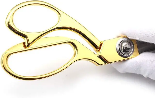 Alt view image 4 of 7 - Gold 8" Tailor Scissors, Stainless Steel Craft, Fabric & Leather Scissors