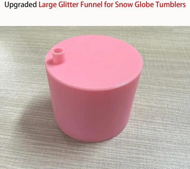 Alt view image 5 of 6 - Upgraded Large Glitter Funnel for Snow Globe Tumblers, Funnel for Adding Glitter to Snowglobe Cups, DIY Glitter Cup Making Tools (Cups not Included)