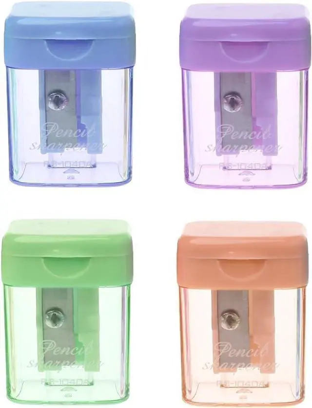 Main image of 1Pc Random Color Mini Manual Portable Pencil Sharpener for Student Office Stationery Pencil Sharpeners