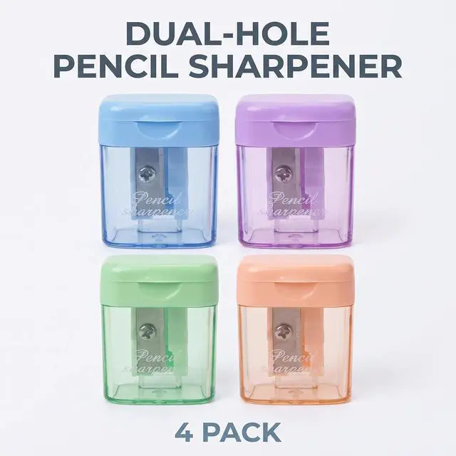 Alt view image 2 of 7 - 1Pc Random Color Mini Manual Portable Pencil Sharpener for Student Office Stationery Pencil Sharpeners