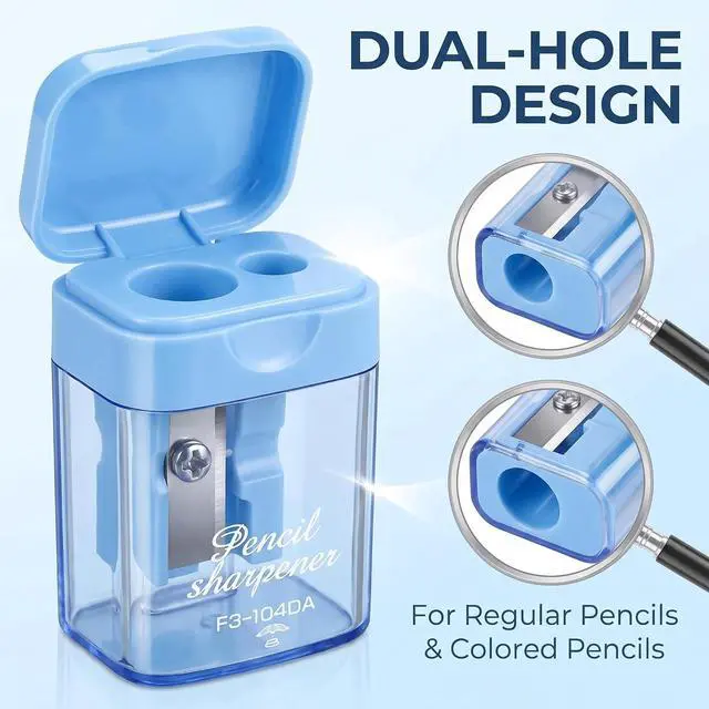 Alt view image 5 of 7 - 1Pc Random Color Mini Manual Portable Pencil Sharpener for Student Office Stationery Pencil Sharpeners
