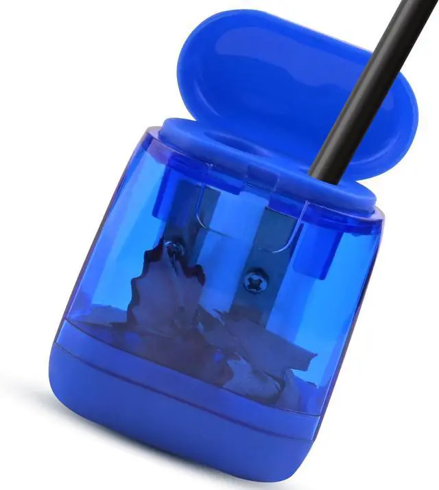Main image of Dual Holes Pencil Sharpener with Lid for Kids,Adults,School,Home, Office