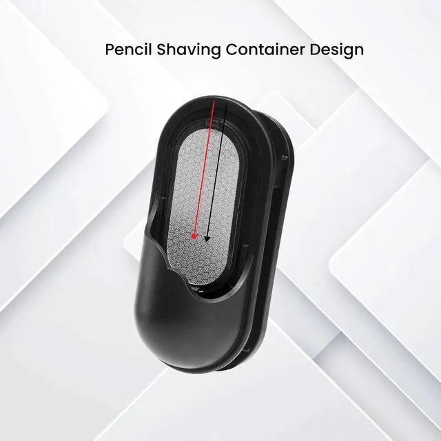 Alt view image 5 of 7 - One Pack Sketch Pencil Lead Grinder with Painting Clip Portable Pencil Pointer/Charcoal Nib Sharpener Reusable for Artist Students Drawing Supply, Black