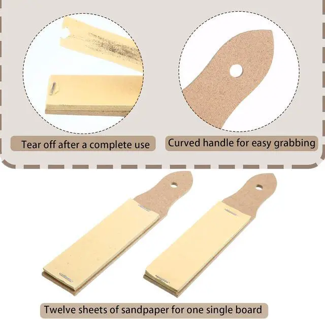 Alt view image 3 of 7 - Demissle Sandpaper Sharpener Drawing Tool for Artists, 9 Pcs