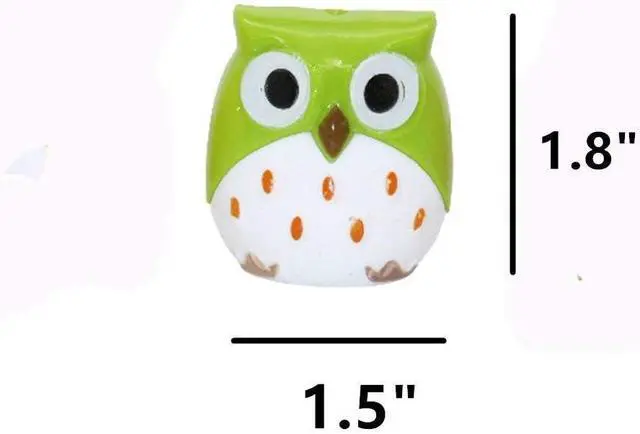 Alt view image 2 of 7 - Dual Holes Cute Cartoon Animal Owl Pencil Sharpener (4pcs)