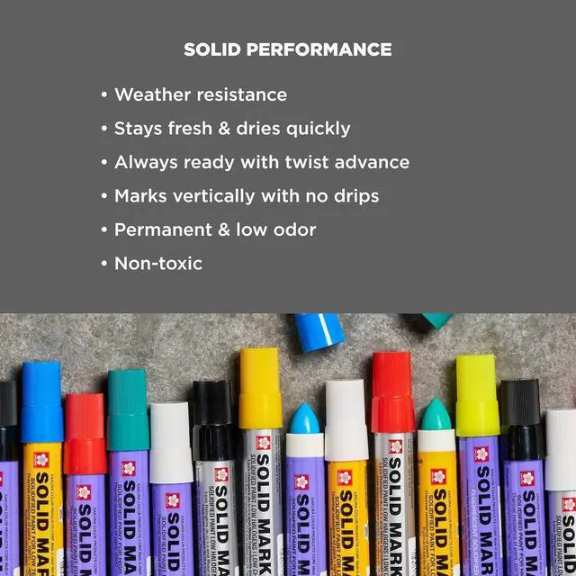 Alt view image 4 of 7 - Sakura Solid Paint Markers, Red, 1 Pack