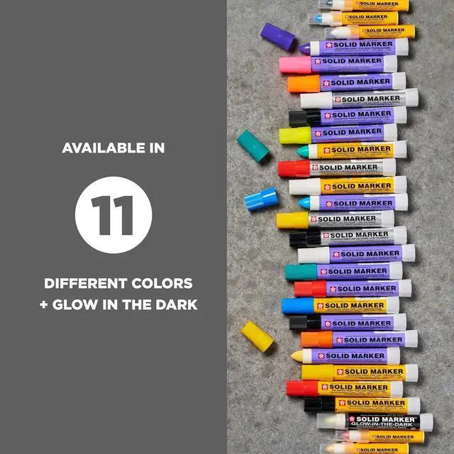 Alt view image 6 of 7 - Sakura Solid Paint Markers, Red, 1 Pack