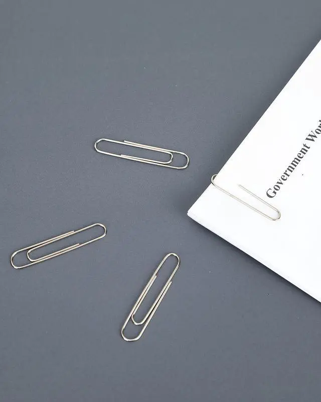 Alt view image 6 of 7 - PAPERPAL Paperclips for Office School & Personal Use, Jumbo Smooth Paper Clip (2"), 300 Large Paper Clips (3 Boxes of 100 Each), Silver