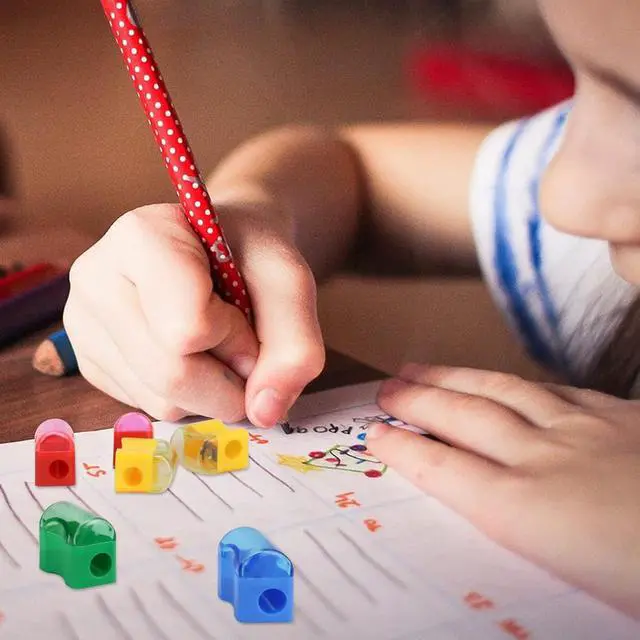 Alt view image 7 of 7 - 96 PCS Coloured Plastic Pencil Sharpener, Small Pencil Sharpener Bulk