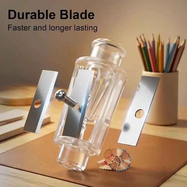 Alt view image 7 of 7 - Automatic Pencil Sharpener for Kids/School, USB Battery Electric Sharpener