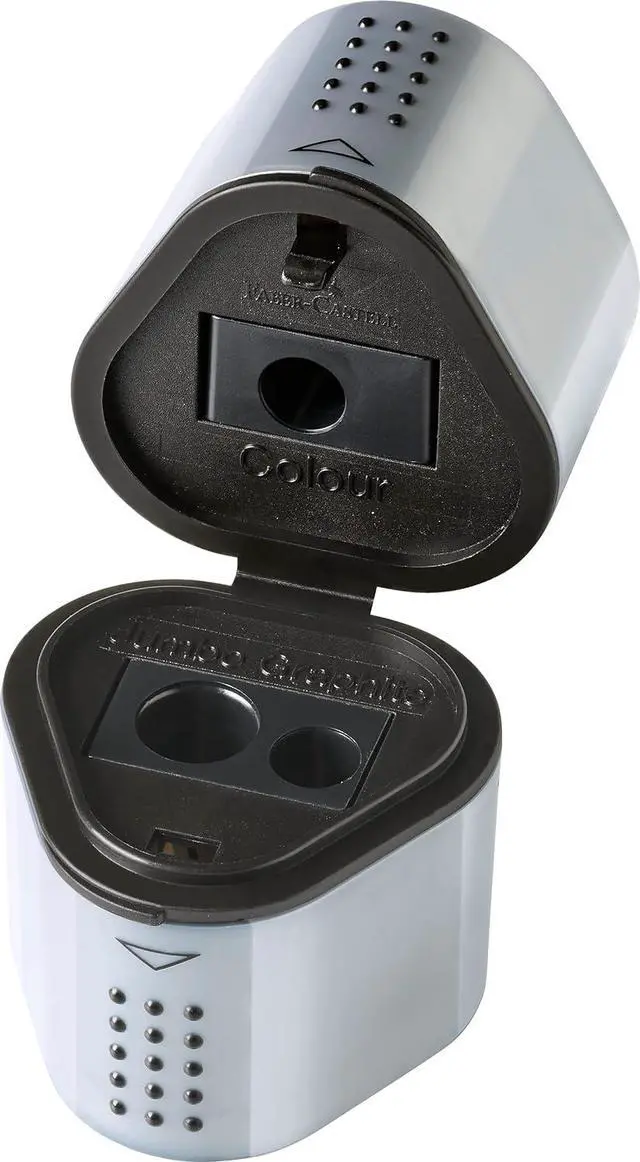 Alt view image 3 of 4 - Faber-Catell Trio Sharpener Box Grip 2001 Silver