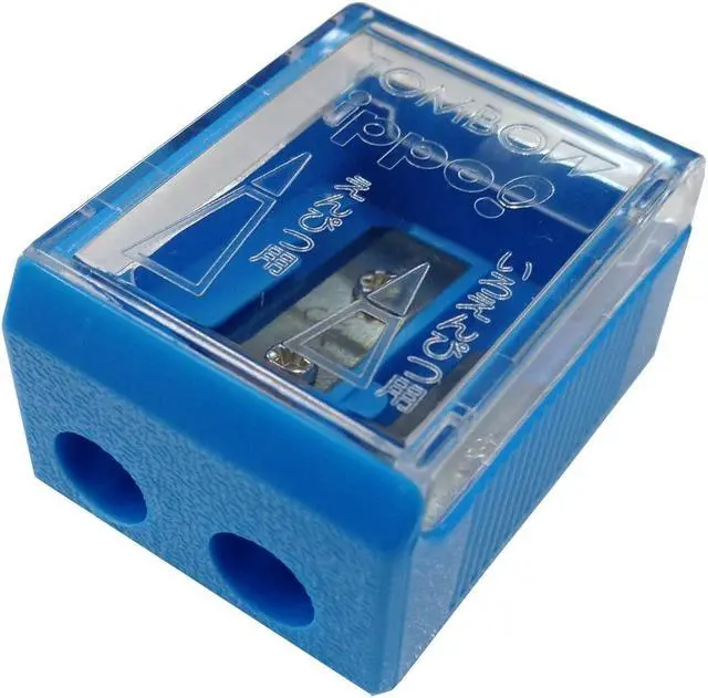 Alt view image 2 of 6 - Tombow Ippo Pencil Sharpener, 2 Blade Size, Assorted Colors, 1-Pack