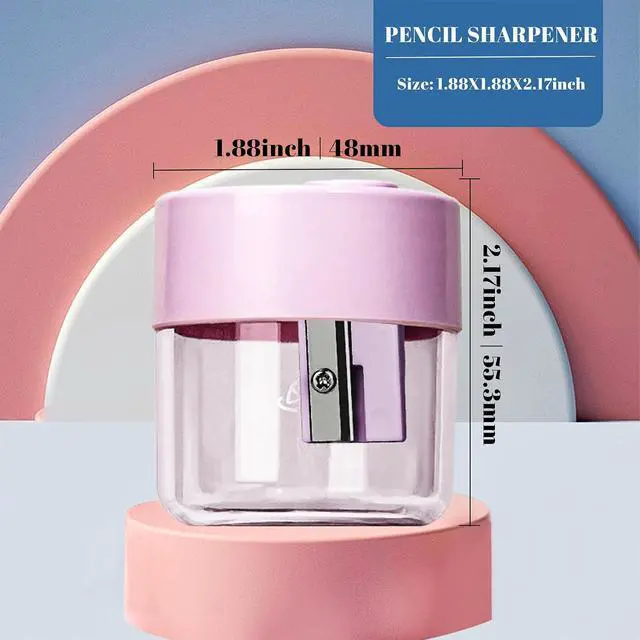 Alt view image 2 of 7 - Manual Pencil Sharpener 3 Pack Back to School Supplies