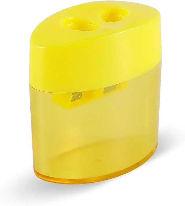 Alt view image 4 of 7 - KIDMEN 2-Hole Pencil Sharpener - Handheld, 12 Pack for Kids