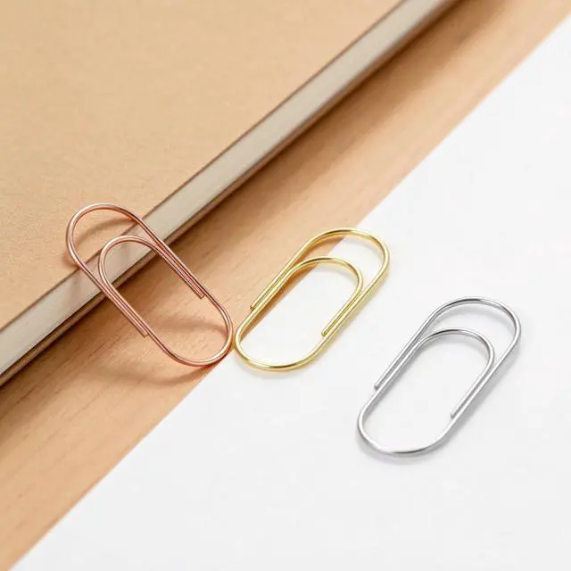 Alt view image 6 of 7 - Chedin 30 Pcs 2Inch Jumbo Oversized Paper Clips-Non Skid Smooth Finish Steel Wire with Clear Box,Gold/Silver/Rose Gold for Office Supply,Planner,Bookmarks,School Gifts & Wedding/Invitation Decoration