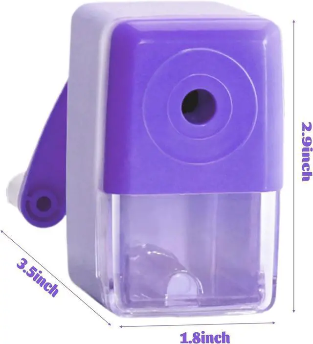 Alt view image 7 of 7 - Pencil Sharpeners Manual for Classroom,Manual Pencil Sharpener Hand